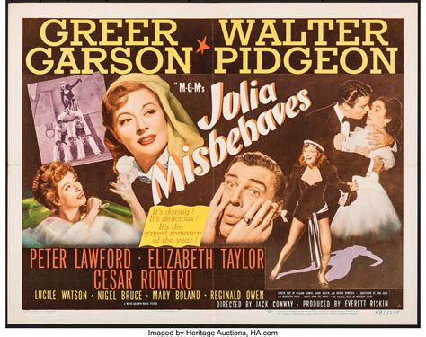 Julia Misbehaves (MGM, 1948). Folded, Very Fine. Half Sheets (2) | Lot ...