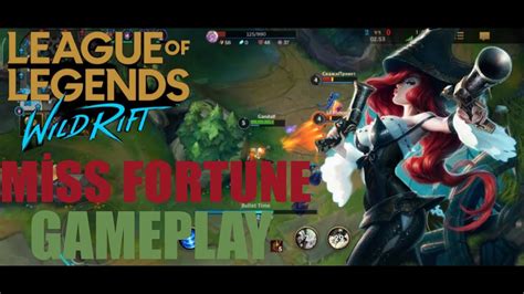 Mİss Fortune Gameplayleague Of Legendswİld Rİft Youtube