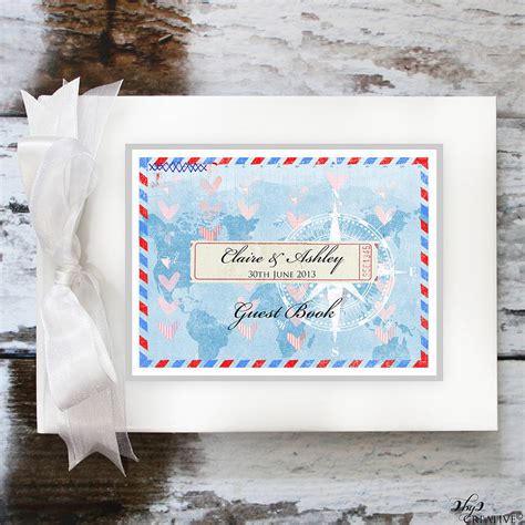 Buy wedding mail card boxes and get the best deals at the lowest prices on ebay! air mail wedding guest book by natalie ryan design | notonthehighstreet.com