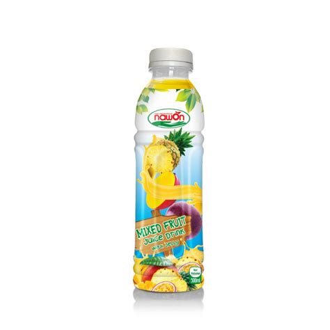 Passion Fruit Juice Drink With Jelly 500ml Packing 24 Bottles Carton