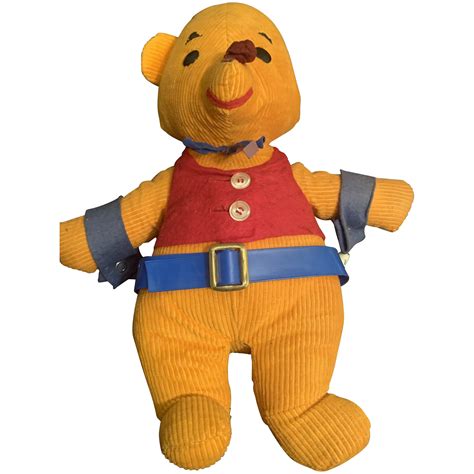 Vintage Winnie The Pooh Teddy Bear Stuffed Animal Commonwealth Toy Co