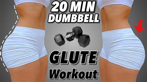 20 Min Extreme Booty Workout 🔥🍑 Dumbbell Only Glute Workout Best