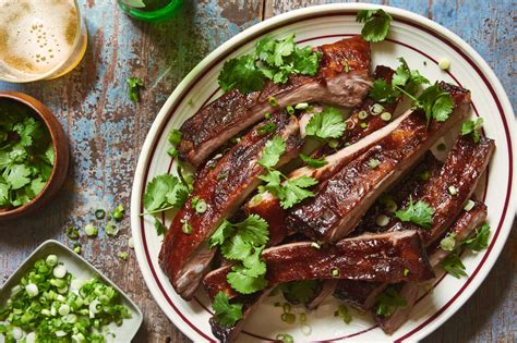 Place the pork on a rack above the water. Chinese-Style Barbecued Ribs Recipe - NYT Cooking