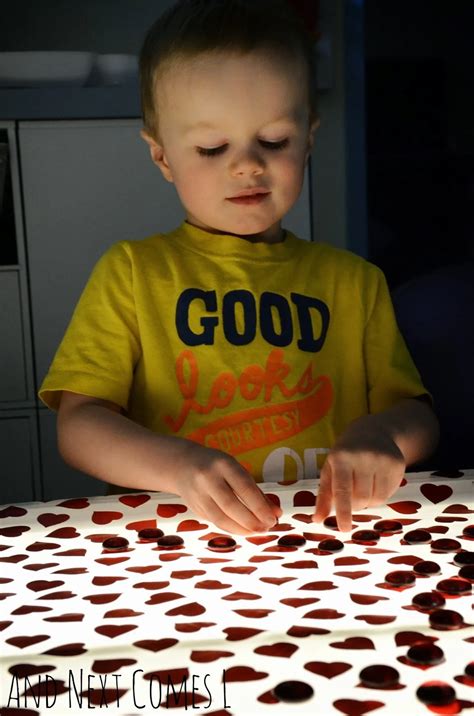 Valentines Day Light Table Activity And Next Comes L Hyperlexia