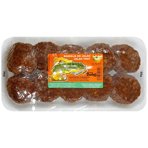 Dulceria Rodriguez Dominican Sweet Jalao Tray Coconut Ginger 10 Oz Dofeli