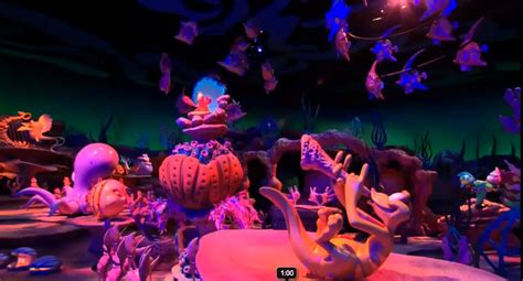 Video Peek Inside The Little Mermaid Ride Featuring Audio Animatronic Sebastian Scuttle