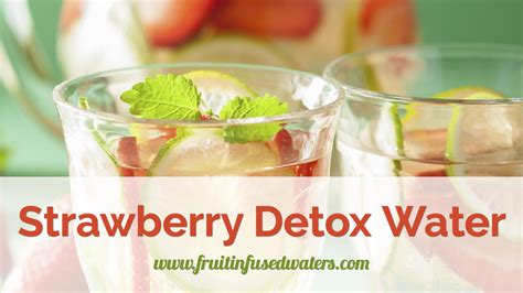 Strawberry Detox Water Recipes For Weight Loss