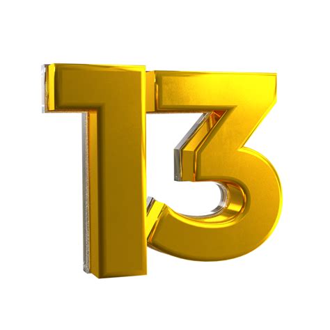 Number 13 Png