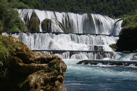 Strbacki Buk Una National Park Wasserfall Via Dinarica