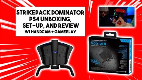 Fps Dominator Strikepack By Collective Minds Ps4 Unboxing Set Up