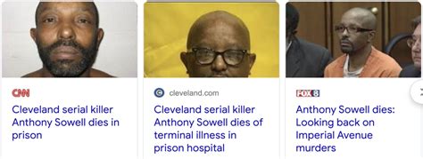 Anthony Sowell Cleveland Ohio Serial Killer Dead At 61 February 8