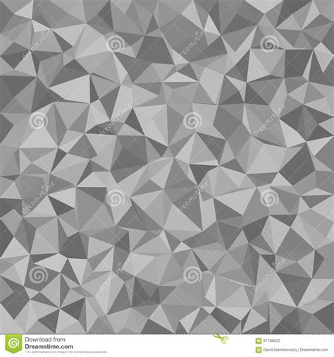 Abstract Triangle Tiled Mosaic Background Polygon Vector Illustration