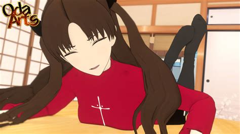 Tohsaka In The Pose By Odaart On Deviantart