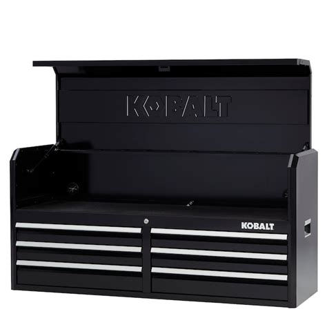 Kobalt 2000 Series 52 In W X 245 In H 6 Drawer Steel Tool Chest Black