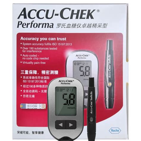 Accu Chek Medidor De Glucosa En Sangre Para Diab Ticos Dispositivo