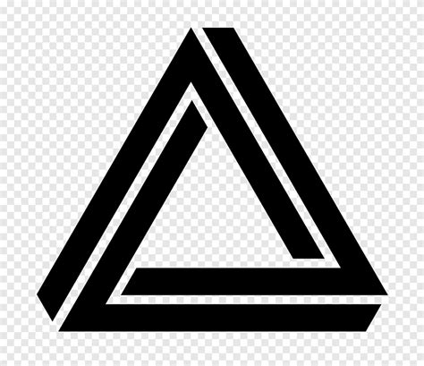 Geometric Black Triangle Logo Png Pngegg