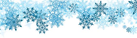 Download Snowflake Border Blue Snowflakes Border Png Png Image With