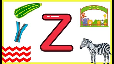 Letter Z Things That Begins With Alphabet Z Words Starts With Z Objects