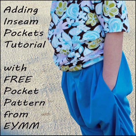 How To Add Inseam Pockets Free Pocket Pattern And Tutorial Pocket
