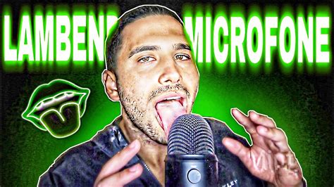 Asmr Lambendo O Microfone Especial 4k Youtube