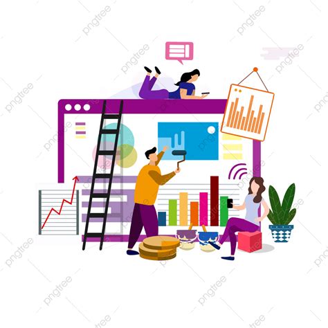 Modern Business Clipart Png Images Design Of Modern Financial And