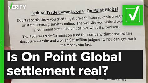 Postcard About Ftc Settlement With On Point Global Not A Scam