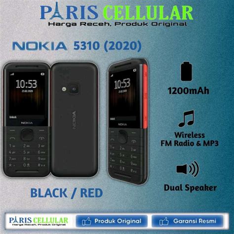Jual Nokia 5310 2020 Nokia 5310 Reborn Garansi Tam Di Seller Paris