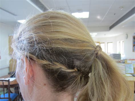 Braids Into A Ponytail With A Heart On The Side - braids into a ponytail with a heart on the side