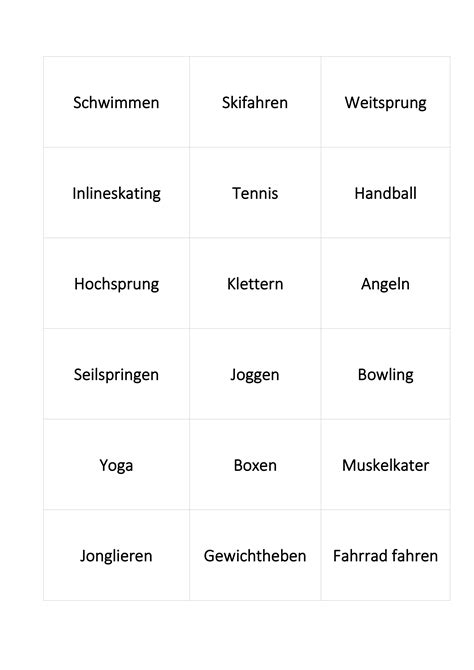 Begriffe aus verschiedenen kategorien in einer liste. Begriffe Für Pantomime - Deutsch Arbeitsmaterialien ...