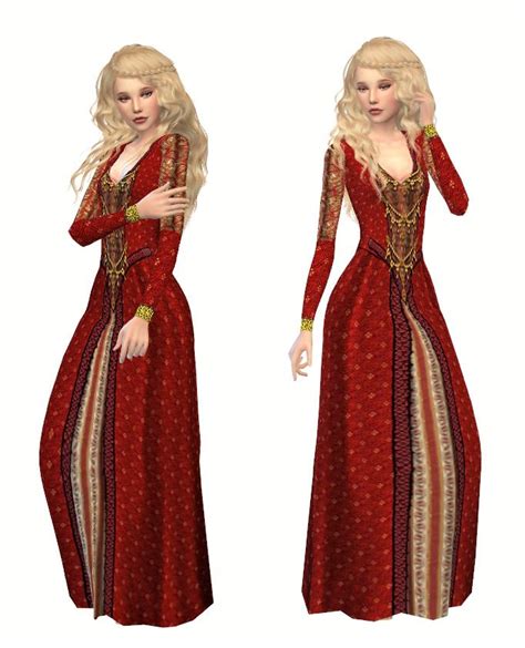 Ts4 Medieval Cc Sims 4 Dresses Sims 4 Sims