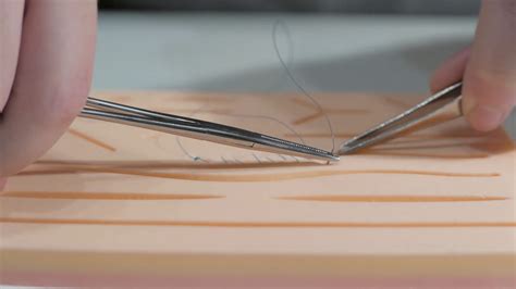 Simple Continuous Suture Youtube