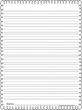Printable primary paper with dotted lines, regular lined paper, and graph paper. Free Primary Writing Papers by Creative Lesson Cafe | TpT
