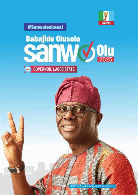 Lagos Guber Sanwo Olu Deserves 2nd Term Over Unprecedented