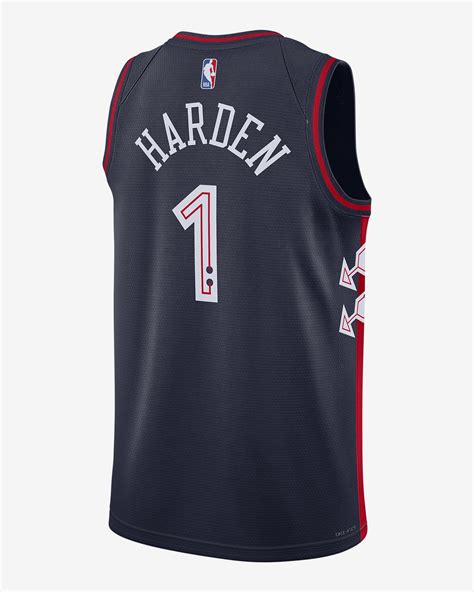 James Harden Philadelphia 76ers City Edition 202324 Mens Nike Dri Fit