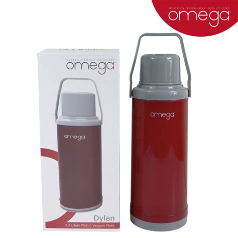 Omega Houseware Dylan 22 Liter Plastic Vacuum Flask Thermos 12 Hours