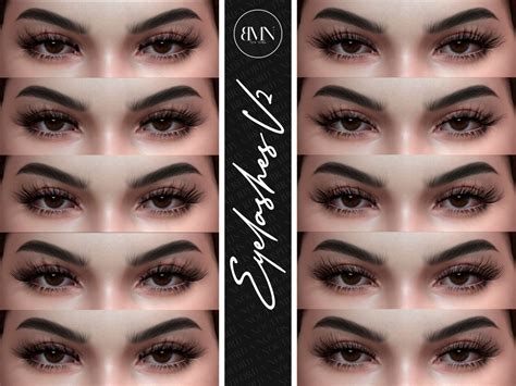 3d Eyelashes V2 Sims 4 Piercings Sims 4 Cc Eyes Sims 4 Cc Makeup