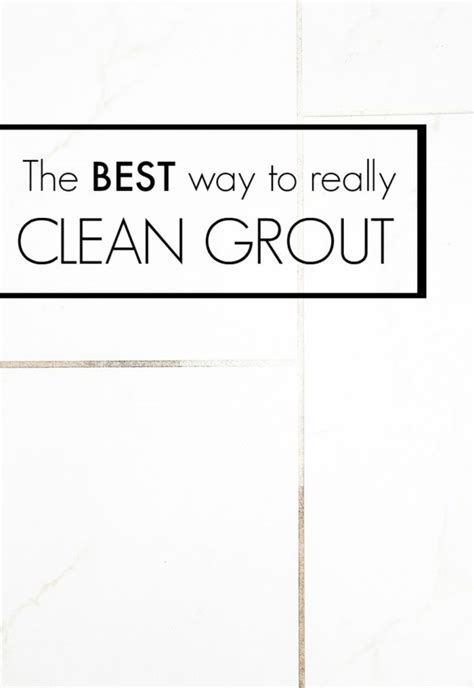 The Easiest And Best Way To Clean Grout