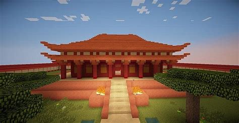 Minecraft Chinese Inspired Temple 1202120112011921191119