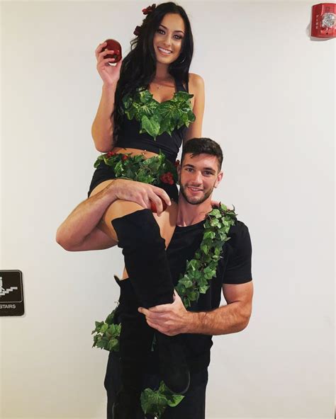 Adam And Eve Couple Costume Couples Costumes Diy Couples Costumes