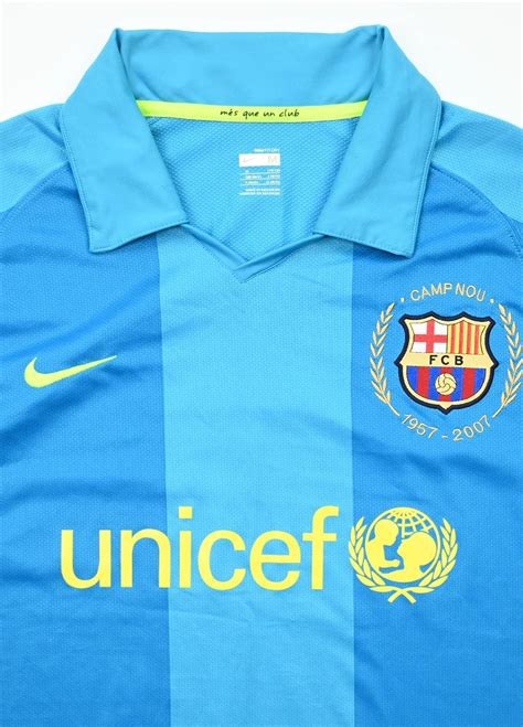2007 09 Fc Barcelona Shirt M Football Soccer European Clubs