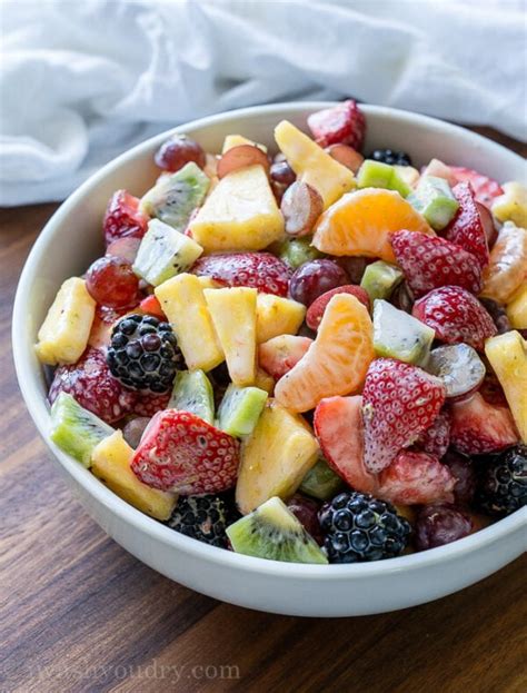 Creamy Fresh Fruit Salad I Wash You Dry