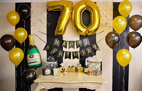 70th Birthday Party Pack Sterling James Llc