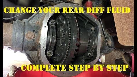 Rear Differential Fluid Change And Axle Vent Repair F 250 Youtube