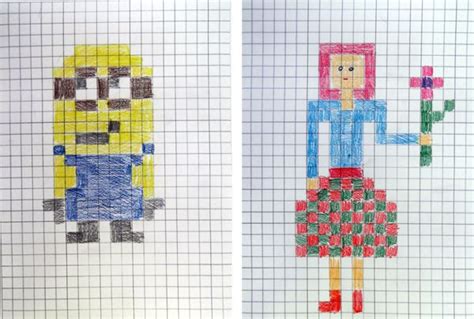 How To Draw Pixel Art On Graph Paper