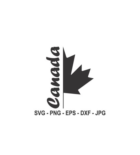 Canada Svg Canada Maple Leaf Svginstant Downloadsvg Png Etsy