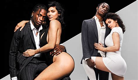 Kylie Jenner And Travis Scott Set Pulses Racing In Risqué Cover Shoot