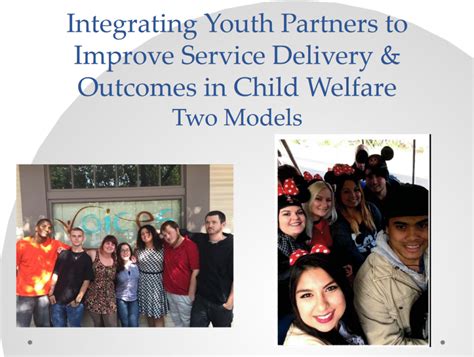 Integrating Youth Partners County Welfare Directors Association Of