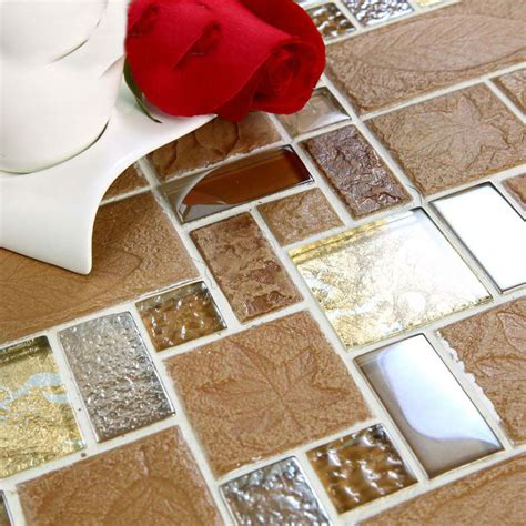 Don't start with tiling the walls of your whole house. Porcelain Mosaic decorative Tile Glass Backsplash kitchen mosaic Ceramic Tiles Crystal Glass ...
