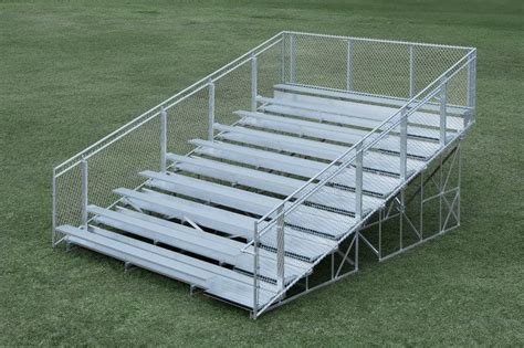 10 Row Non Elevated Bleacher Southern Recreation