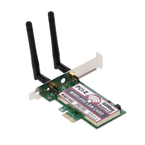 Wireless Lan Card Bt Wifi Network Card With High Gain Antennas 150m Pci